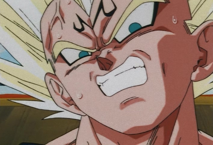 Dragon Ball Z Ep 229: A Super Confrontation of Destiny!! The Clash of Goku vs Vegeta @ 09:11