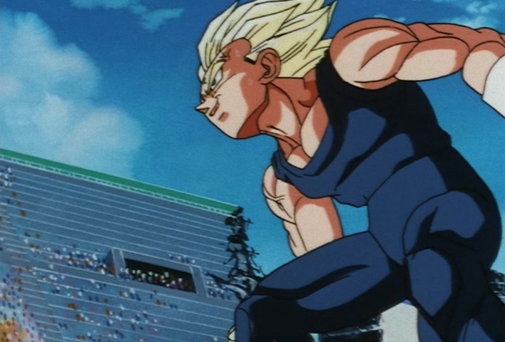 Dragon Ball Z Ep 229: A Super Confrontation of Destiny!! The Clash of Goku vs Vegeta @ 09:20