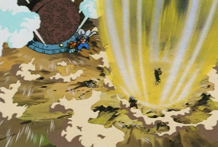Dragon Ball Z Ep 232: I Won't Allow the Revival!! A Kamehameha of Resistance @ 06:54