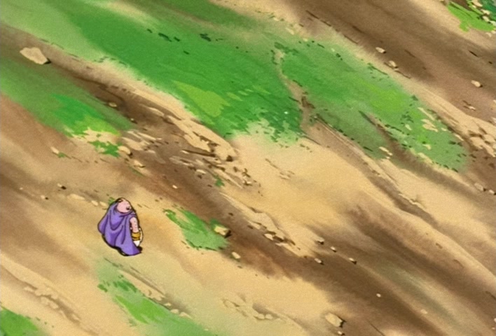 Dragon Ball Z Ep 236: A Warrior's Resolution!! I Will Dispose of the Majin @ 01:50