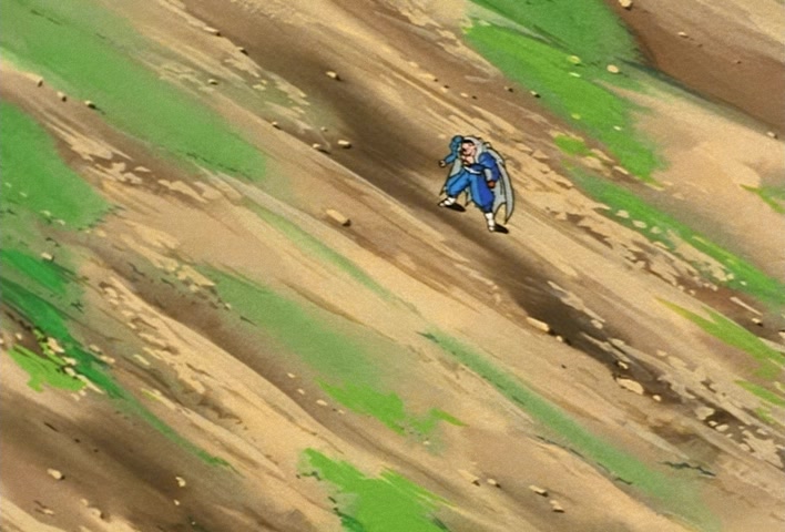Dragon Ball Z Ep 236: A Warrior's Resolution!! I Will Dispose of the Majin @ 01:55