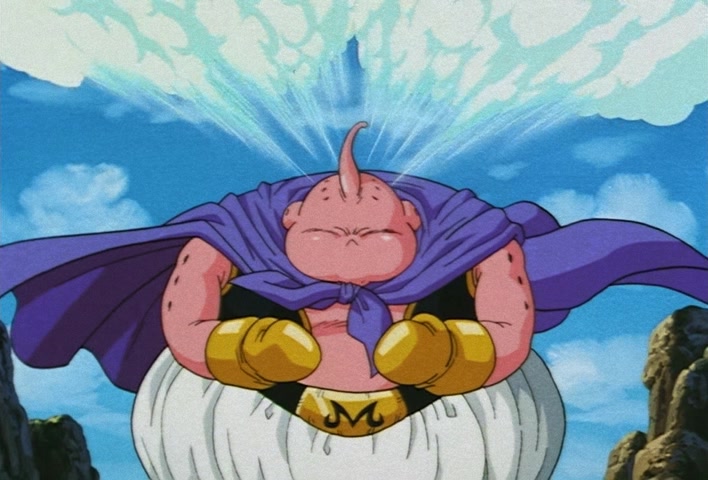 Dragon Ball Z Ep 236: A Warrior's Resolution!! I Will Dispose of the Majin @ 03:44