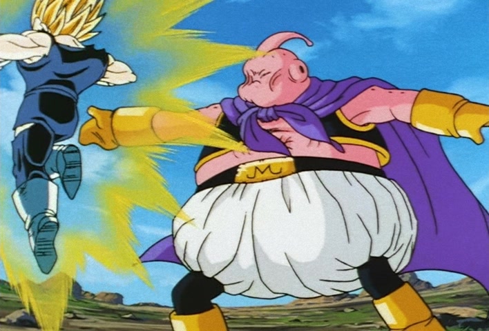Dragon Ball Z Ep 236: A Warrior's Resolution!! I Will Dispose of the Majin @ 03:53