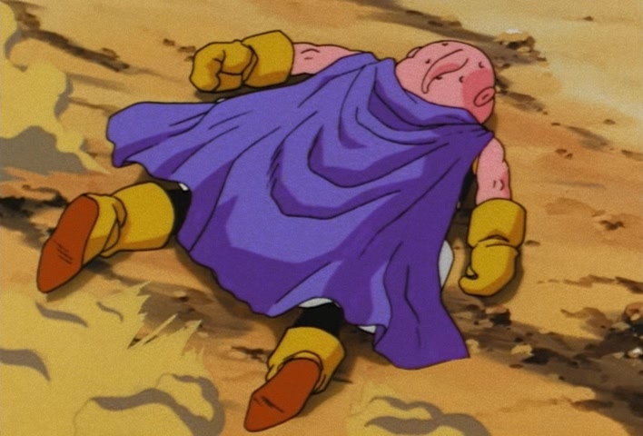 Dragon Ball Z Ep 236: A Warrior's Resolution!! I Will Dispose of the Majin @ 05:04