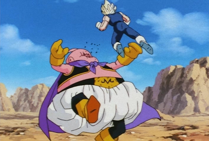 Dragon Ball Z Ep 236: A Warrior's Resolution!! I Will Dispose of the Majin @ 05:56