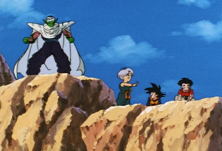 Dragon Ball Z Ep 236: A Warrior's Resolution!! I Will Dispose of the Majin @ 08:04