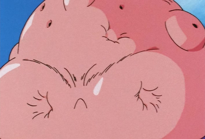 Dragon Ball Z Ep 236: A Warrior's Resolution!! I Will Dispose of the Majin @ 08:33