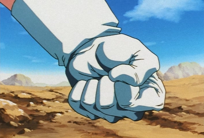 Dragon Ball Z Ep 236: A Warrior's Resolution!! I Will Dispose of the Majin @ 09:06