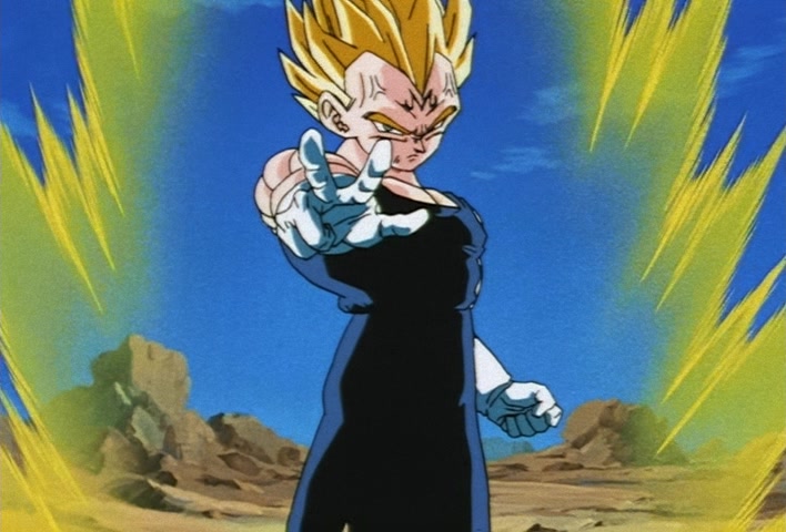 Dragon Ball Z Ep 236: A Warrior's Resolution!! I Will Dispose of the Majin @ 09:25