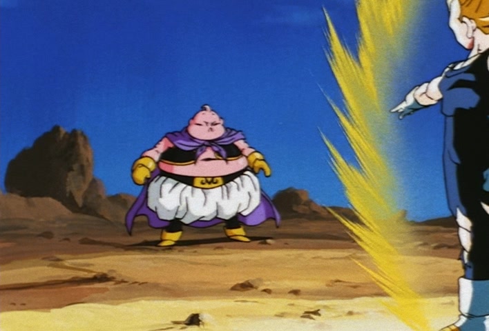 Dragon Ball Z Ep 236: A Warrior's Resolution!! I Will Dispose of the Majin @ 09:30