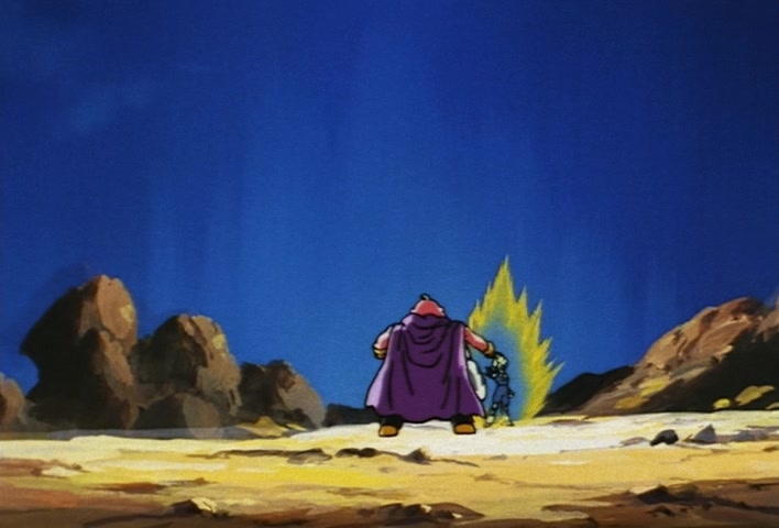 Dragon Ball Z Ep 236: A Warrior's Resolution!! I Will Dispose of the Majin @ 09:39