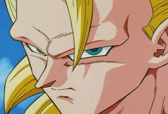 Dragon Ball Z Ep 247: Absurdly Awful Looking?! The Special Training Transformation Pose @ 02:22