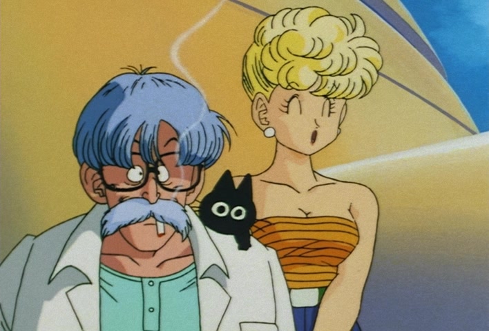 Dragon Ball Z Ep 247: Absurdly Awful Looking?! The Special Training Transformation Pose @ 02:38