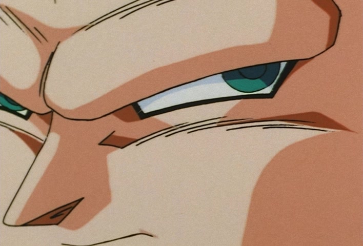 Dragon Ball Z Ep 247: Absurdly Awful Looking?! The Special Training Transformation Pose @ 02:46