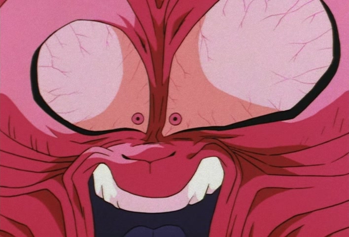 Dragon Ball Z Ep 247: Absurdly Awful Looking?! The Special Training Transformation Pose @ 03:53