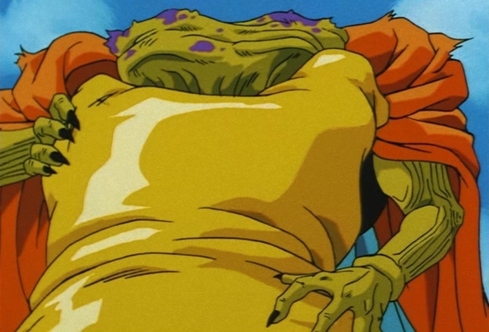 Dragon Ball Z Ep 247: Absurdly Awful Looking?! The Special Training Transformation Pose @ 04:09