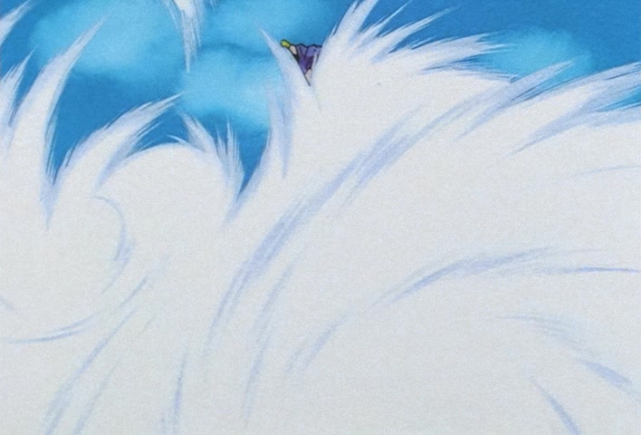 Dragon Ball Z Ep 247: Absurdly Awful Looking?! The Special Training Transformation Pose @ 06:53