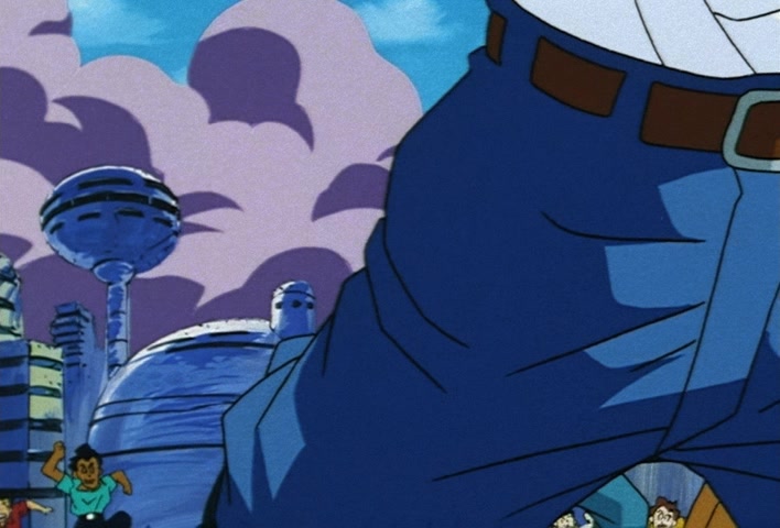 Dragon Ball Z Ep 247: Absurdly Awful Looking?! The Special Training Transformation Pose @ 07:05