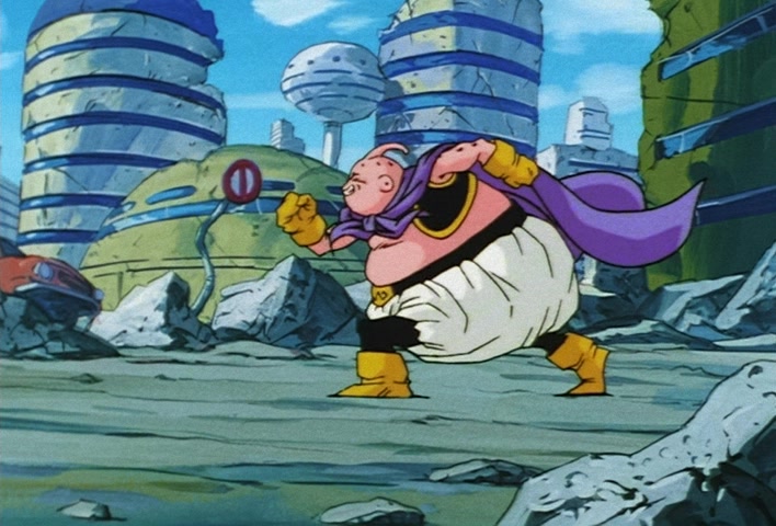 Dragon Ball Z Ep 247: Absurdly Awful Looking?! The Special Training Transformation Pose @ 07:52