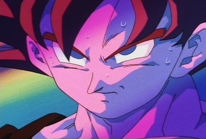 Dragon Ball Z Ep 247: Absurdly Awful Looking?! The Special Training Transformation Pose @ 22:29