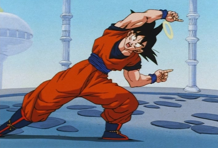 Dragon Ball Z Ep 248: See You Later, Everybody!! Goku Returns to the Afterlife @ 02:58