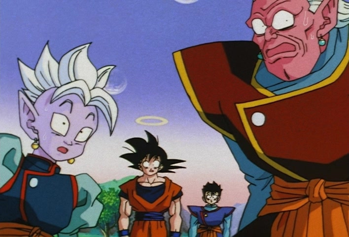 Dragon Ball Z Ep 251: The Birth of a Superhuman Warrior!! His Name is Gotenks @ 02:34