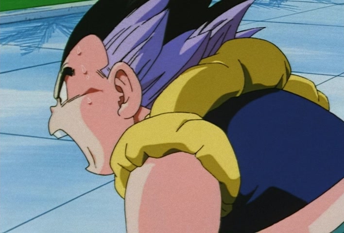 Dragon Ball Z Ep 251: The Birth of a Superhuman Warrior!! His Name is Gotenks @ 07:29