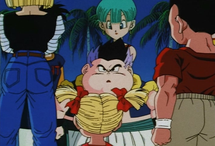 Dragon Ball Z Ep 251: The Birth of a Superhuman Warrior!! His Name is Gotenks @ 08:45