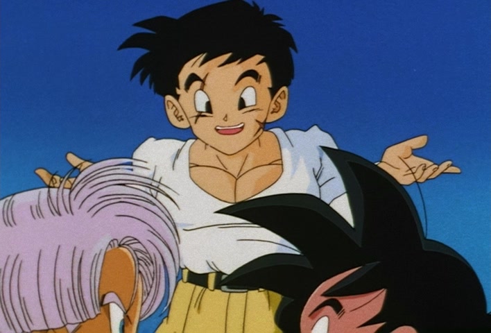 Dragon Ball Z Ep 251: The Birth of a Superhuman Warrior!! His Name is Gotenks @ 09:05