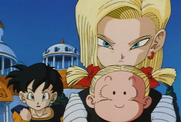 Dragon Ball Z Ep 251: The Birth of a Superhuman Warrior!! His Name is Gotenks @ 11:45