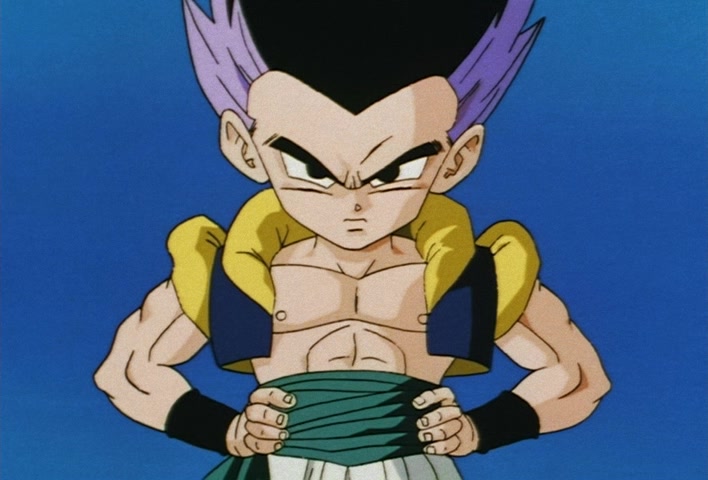 Dragon Ball Z Ep 251: The Birth of a Superhuman Warrior!! His Name is Gotenks @ 11:53
