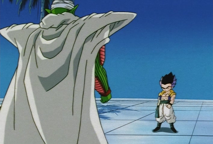 Dragon Ball Z Ep 251: The Birth of a Superhuman Warrior!! His Name is Gotenks @ 12:29