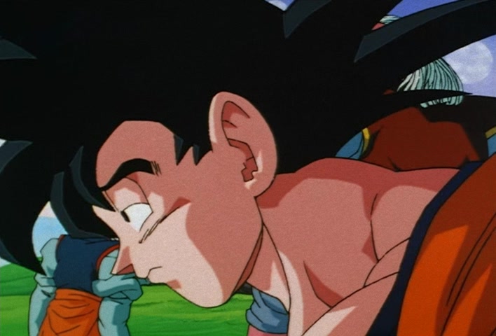 Dragon Ball Z Ep 251: The Birth of a Superhuman Warrior!! His Name is Gotenks @ 13:41