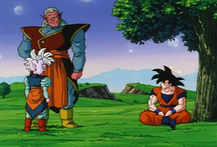 Dragon Ball Z Ep 251: The Birth of a Superhuman Warrior!! His Name is Gotenks @ 13:45