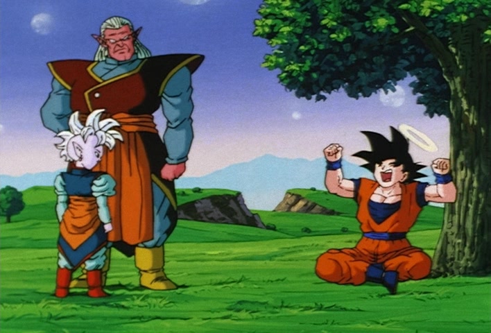Dragon Ball Z Ep 251: The Birth of a Superhuman Warrior!! His Name is Gotenks @ 13:49