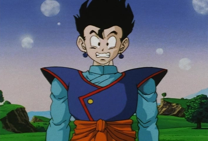Dragon Ball Z Ep 251: The Birth of a Superhuman Warrior!! His Name is Gotenks @ 14:09