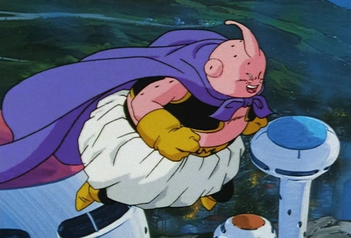 Dragon Ball Z Ep 251: The Birth of a Superhuman Warrior!! His Name is Gotenks @ 14:49