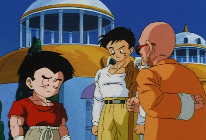 Dragon Ball Z Ep 251: The Birth of a Superhuman Warrior!! His Name is Gotenks @ 21:16