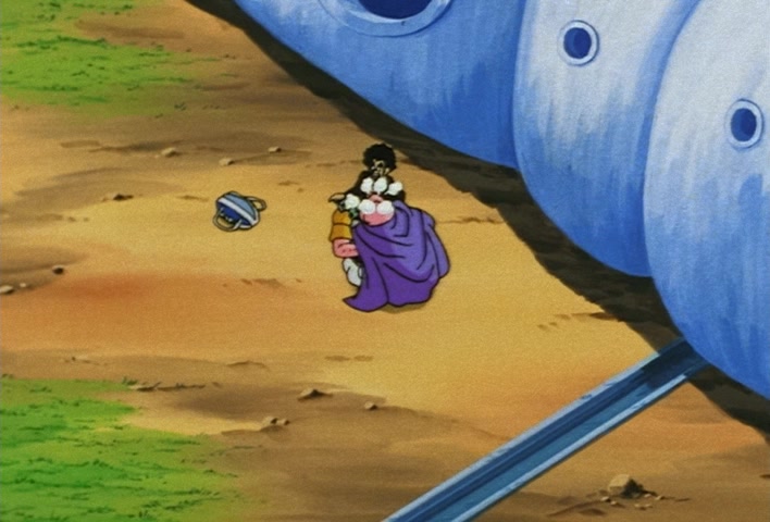 Dragon Ball Z Ep 252: The Final Weapon is Engaged?! Satan Will Save the Earth @ 17:10