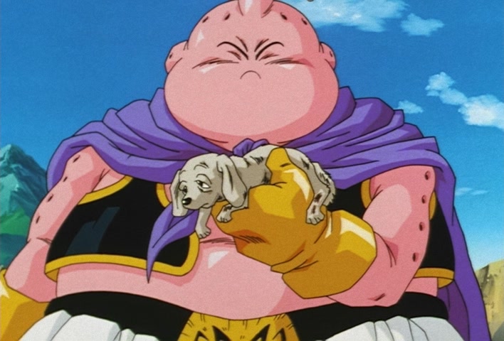 Dragon Ball Z Ep 254: Run Away, Satan!! An Angry Majin Boo Emerges @ 02:06