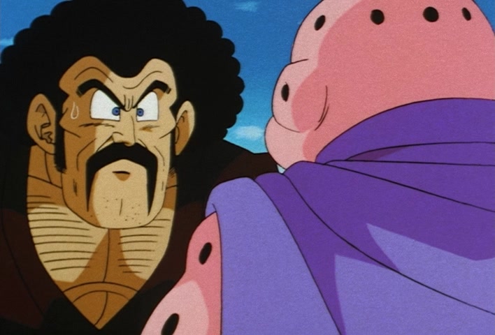 Dragon Ball Z Ep 254: Run Away, Satan!! An Angry Majin Boo Emerges @ 07:38