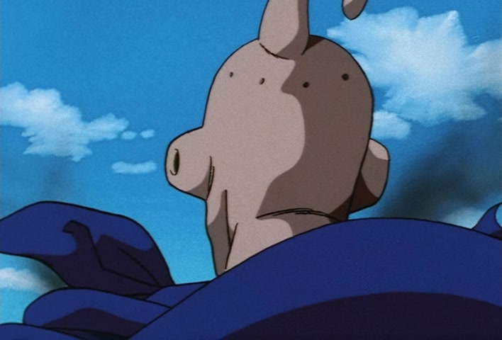Dragon Ball Z Ep 254: Run Away, Satan!! An Angry Majin Boo Emerges @ 22:09