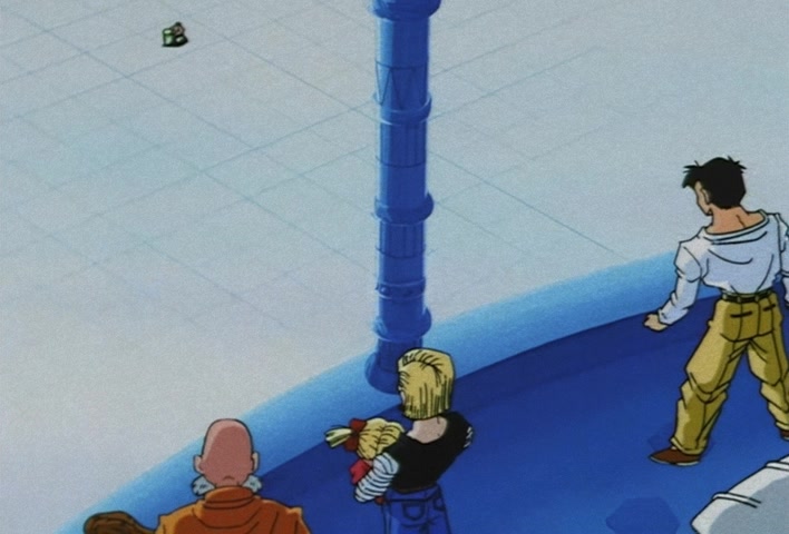 Dragon Ball Z Ep 256: A Catastrophe With No Time to Lose!! Earth's Humanity is Exterminated @ 21:46
