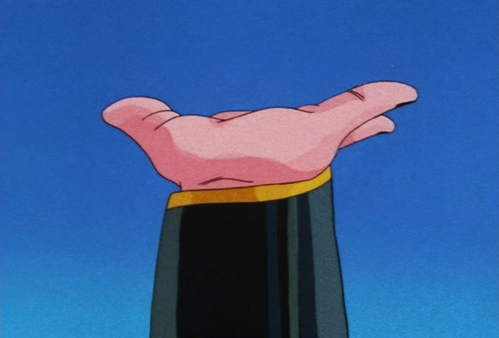 Dragon Ball Z Ep 257: The Special Training is a Success!! You're Finished Now, Majin Boo @ 01:50