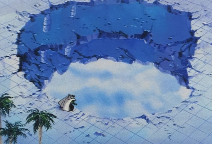 Dragon Ball Z Ep 261: Going Too Far?! Boo-Boo Volleyball @ 05:33