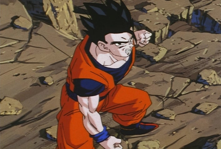 Dragon Ball Z Ep 267: A One Time Only Miracle… Will the Super Combination With Gohan Come About? @ 08:53