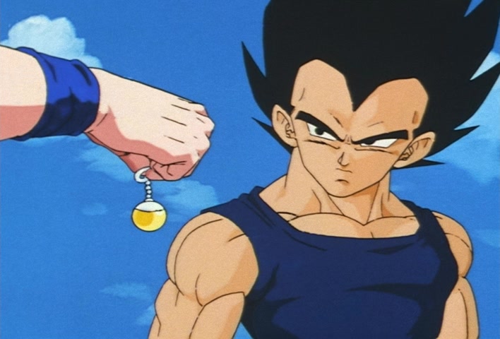 Dragon Ball Z Ep 268: Merged!! Vegeta's Pride and Goku's Rage @ 10:43