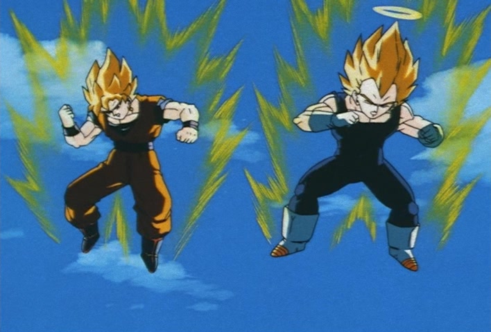 Dragon Ball Z Ep 268: Merged!! Vegeta's Pride and Goku's Rage @ 12:30