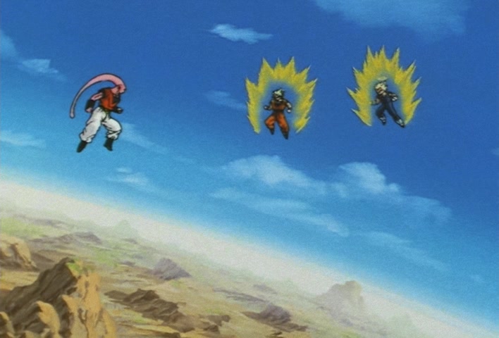 Dragon Ball Z Ep 268: Merged!! Vegeta's Pride and Goku's Rage @ 12:53