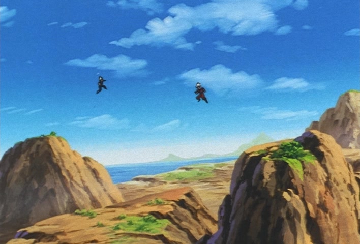 Dragon Ball Z Ep 268: Merged!! Vegeta's Pride and Goku's Rage @ 16:55